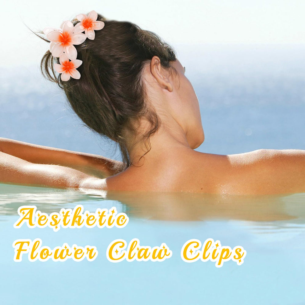 CURASA clip in use on beach hair demonstrating strong hold and style