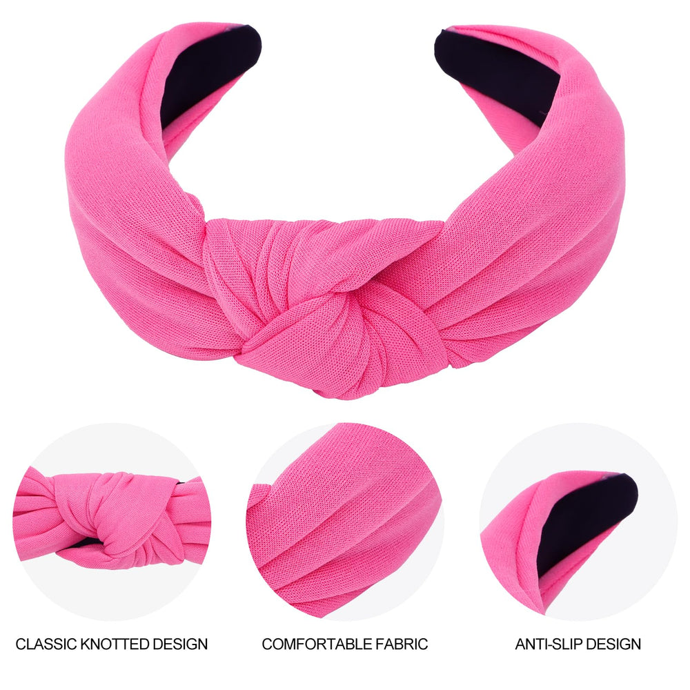 CURASA headband in use with ponytail showing secure hold and quick styling benefit