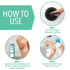 Curel bottle styled on bathroom shelf suggesting daily routine