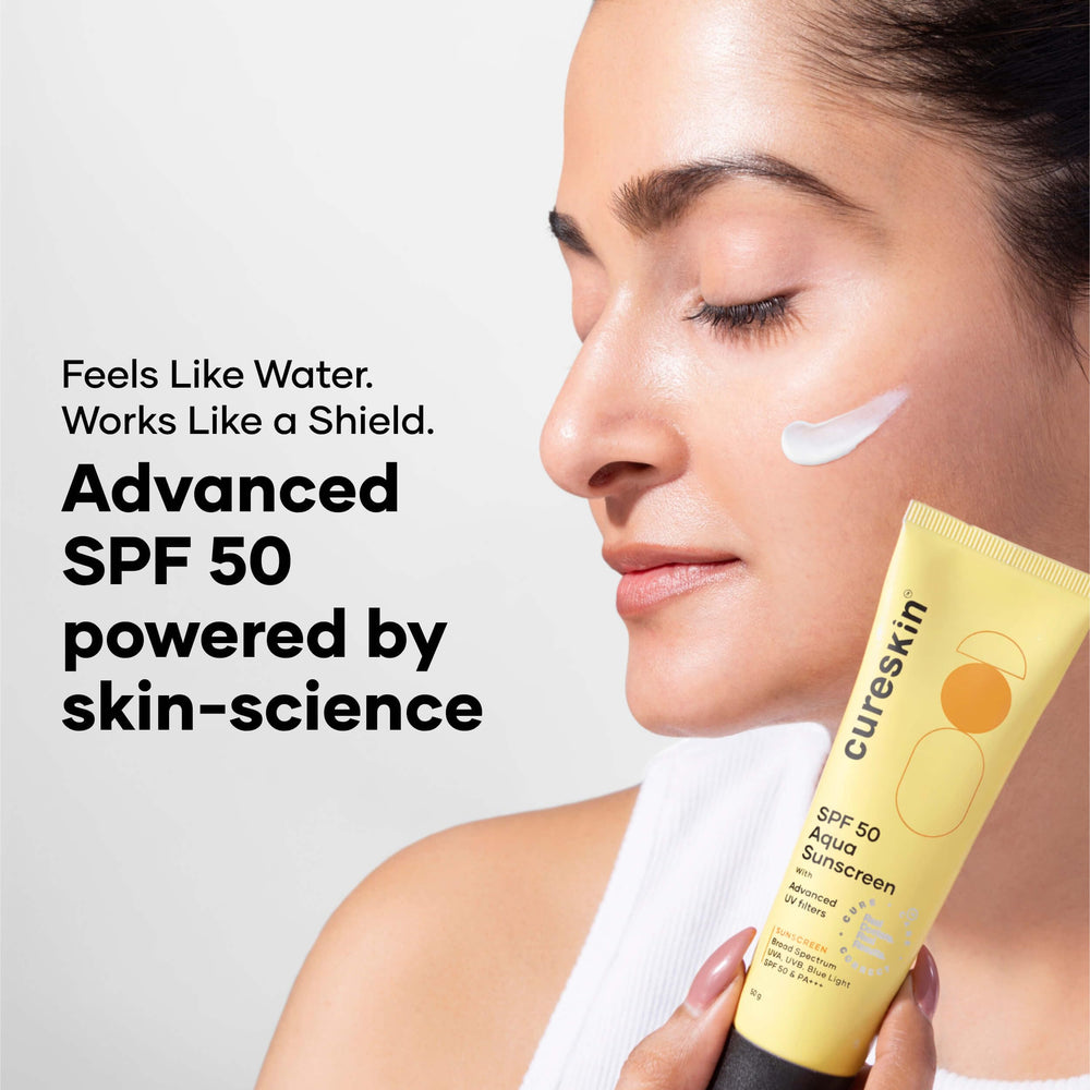 Cureskin texture close-up demonstrating lightweight, easily spreadable texture