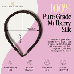 Curlfriend Collective detail of acetate core demonstrating sturdy curve and support