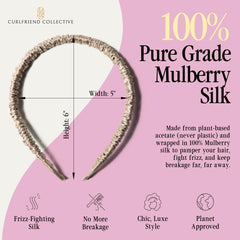 Curlfriend Collective side profile showing acetate comfort curve that prevents pressure points