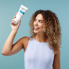 CURLSMITH ingredients label close-up highlighting vegan and silicone-free formulation