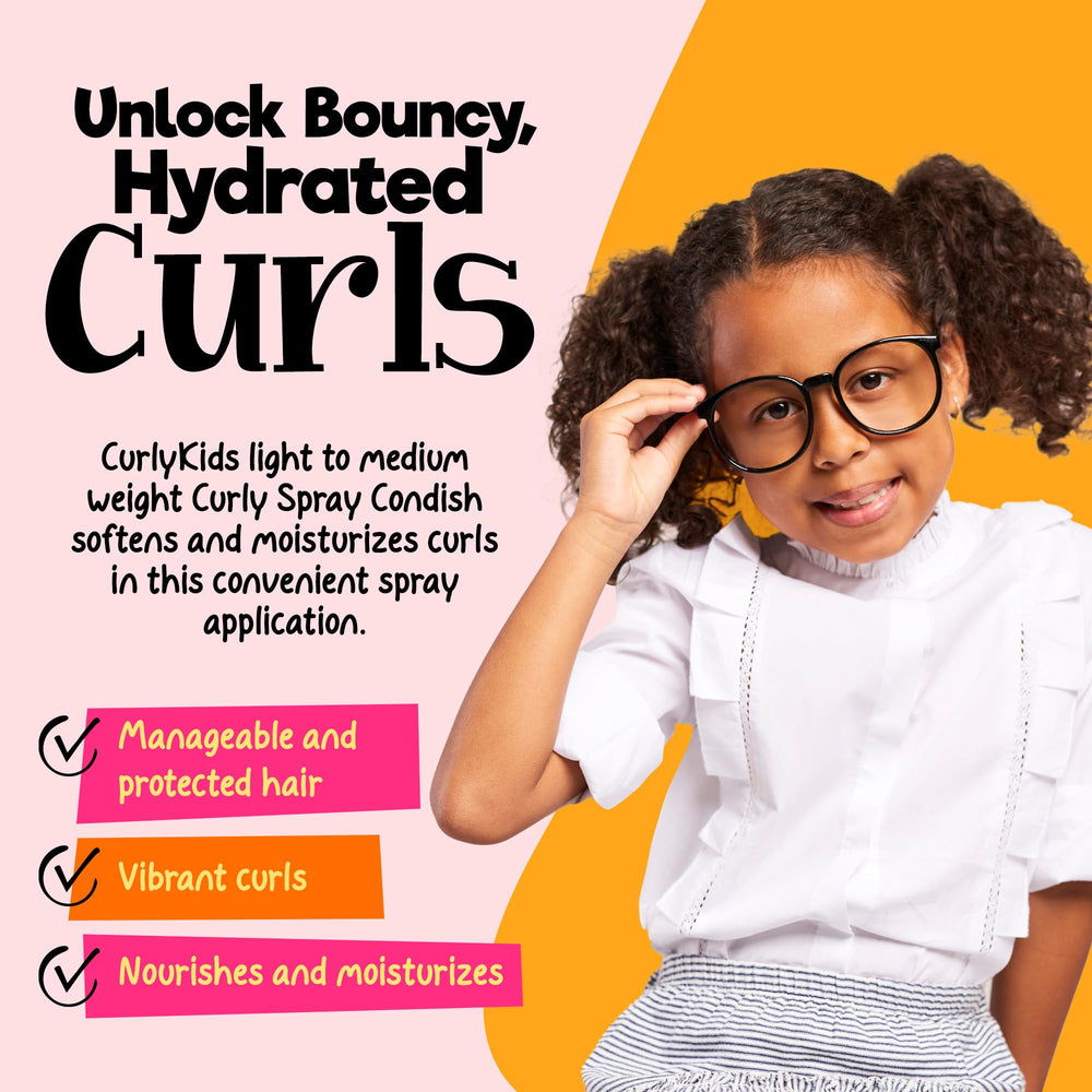 CurlyKids spray nozzle close-up for easy, even mist application and control