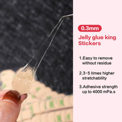 CurvLife application in hand showing easy peel-and-press use for fast at-home manicures
