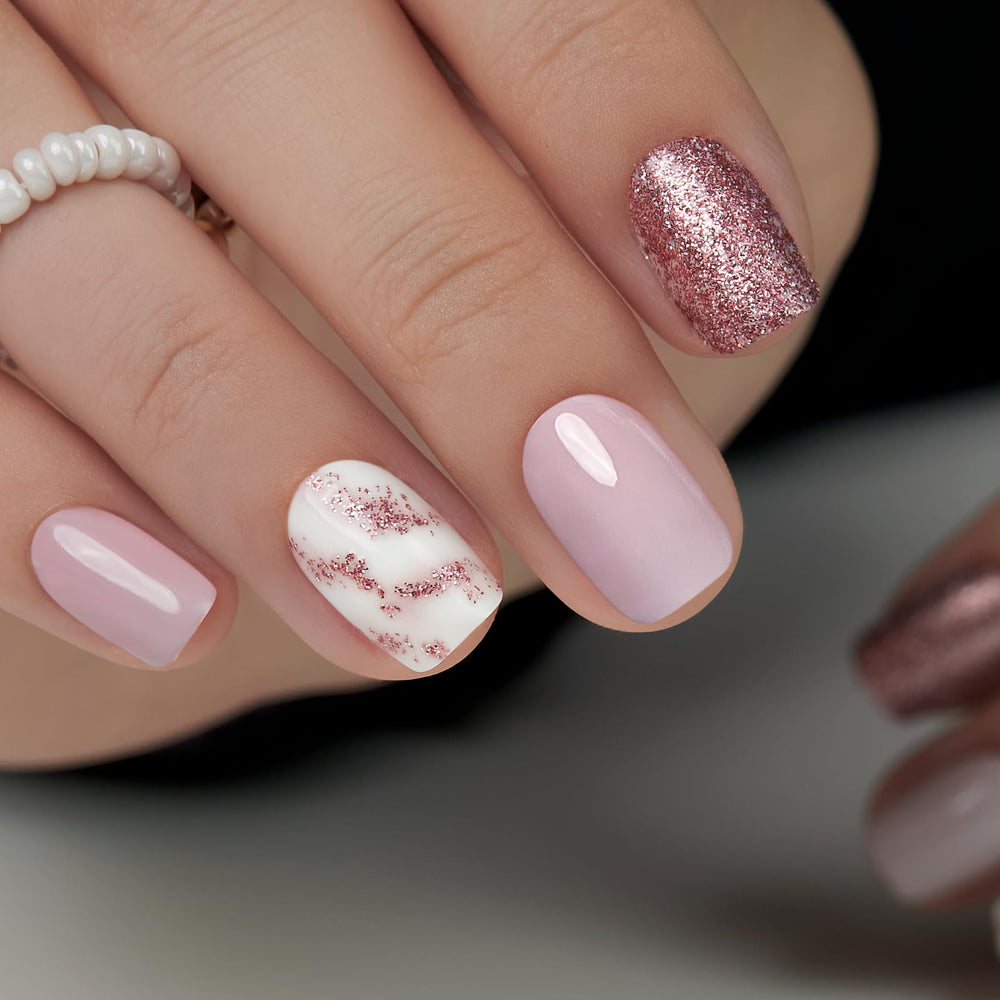 CurvLife close-up of glossy gel-polish finish highlighting depth