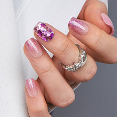 CurvLife close-up of soft-gel finish highlighting smooth texture and salon shine