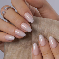 CurvLife close-up of soft gel texture showing glossy, chip-resistant finish for long wear