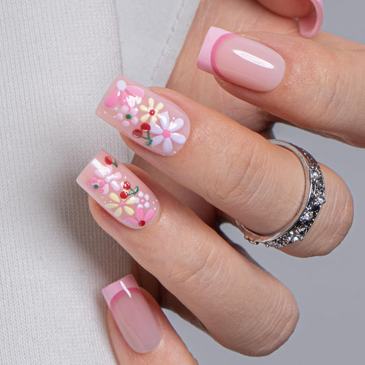 CurvLife front packaging showing Pink Meadow design and easy-at-home convenience