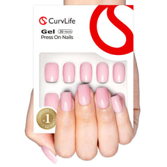 CurvLife front packaging showing complete French tip kit and tools for quick manicures