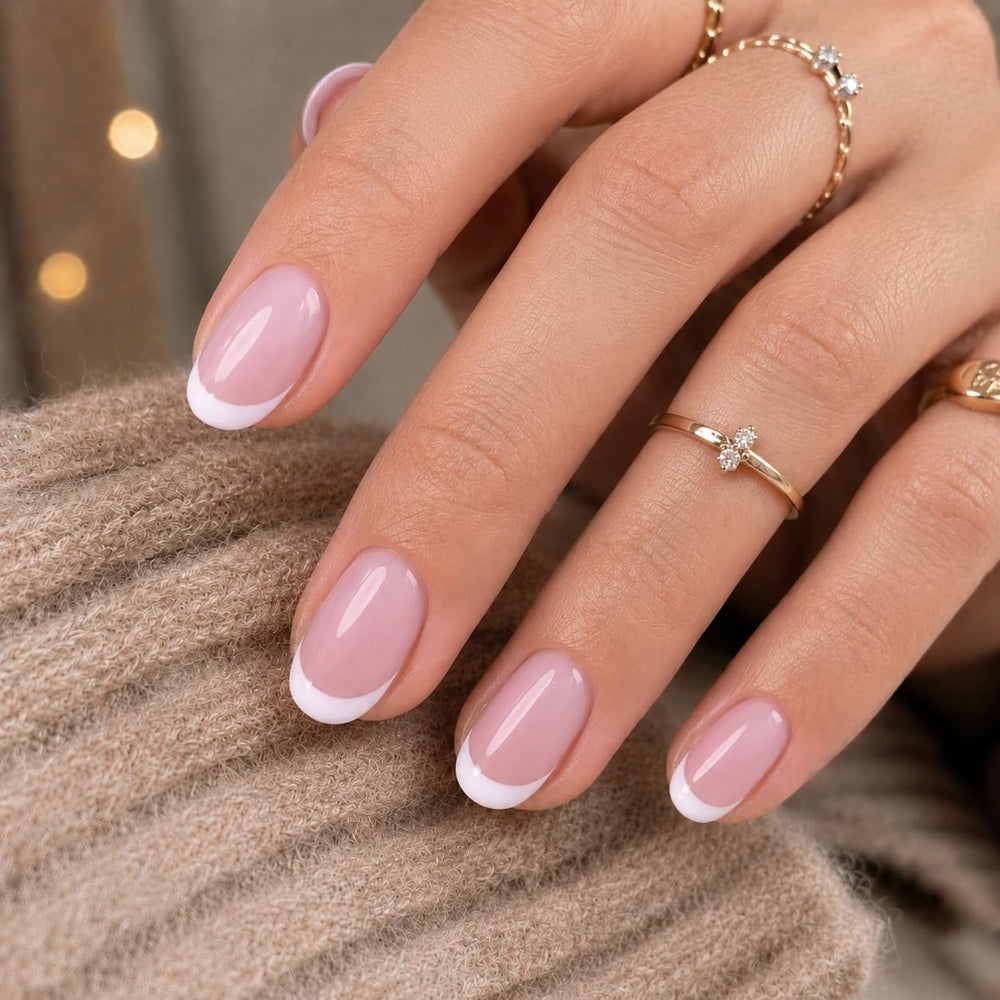 CurvLife front packaging showing elegant French tip set and instant style