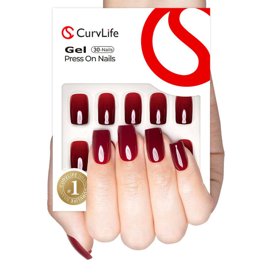 CurvLife full kit laid out showing nails glue and tools for easy application