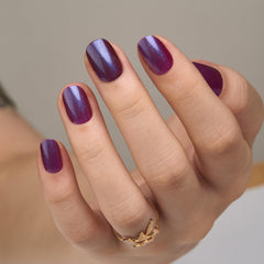 CurvLife nails on hand lifestyle image showing natural look for everyday wear