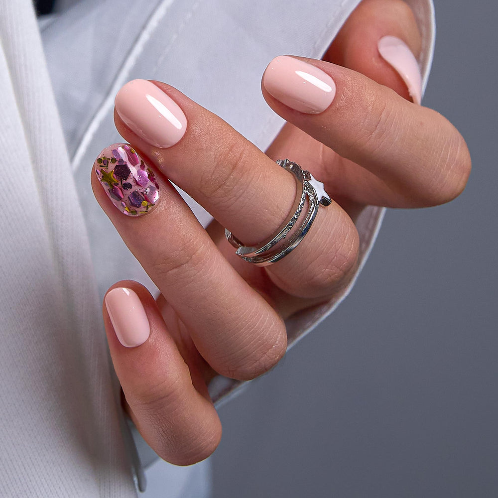 CurvLife nails on hand during application illustrating natural fit and comfortable wear