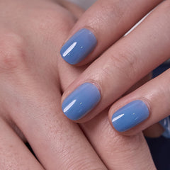 CurvLife nails applied on hand demonstrating polished look and practicality