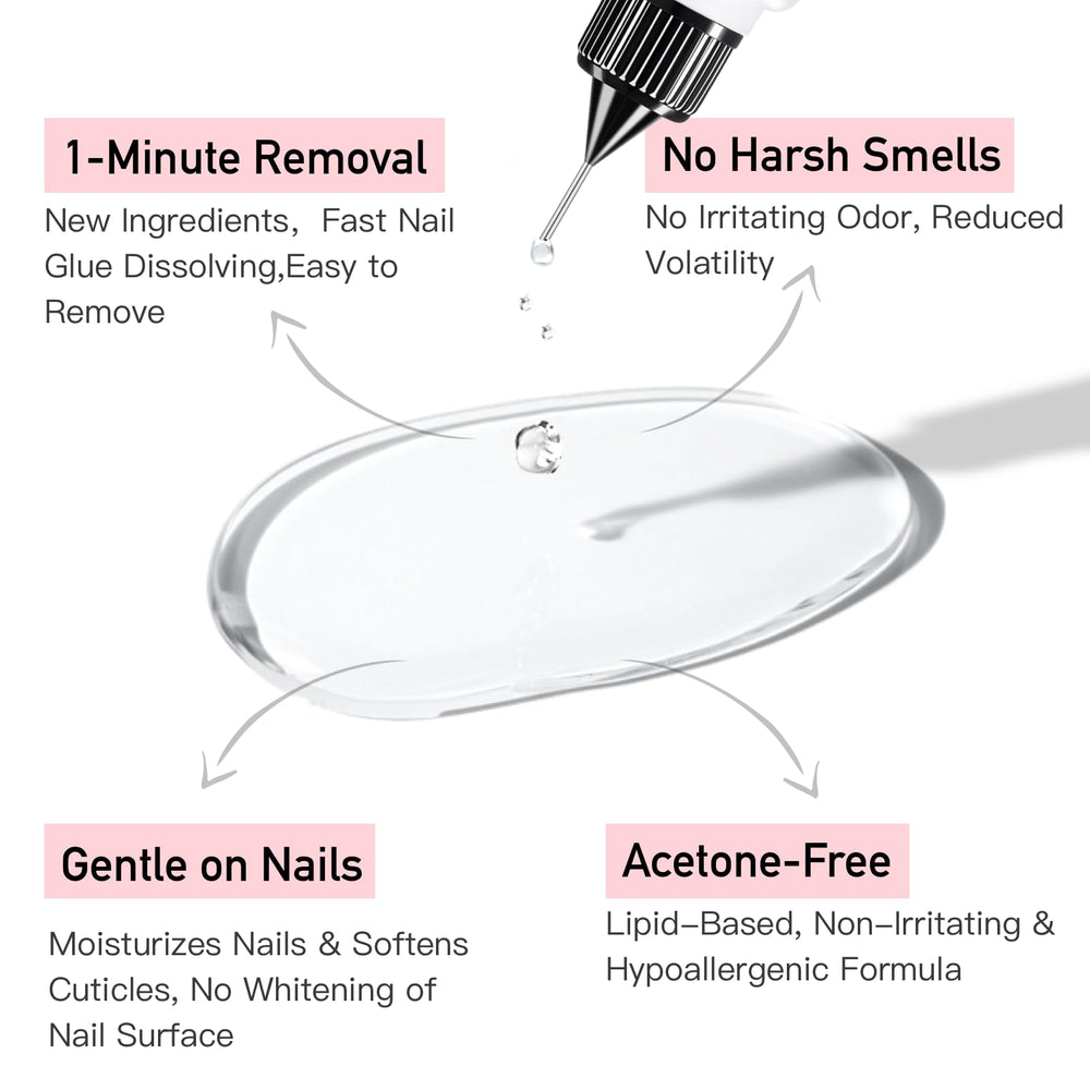 CurvLife needle-tip closeup highlighting pinpoint applicator for precise glue drops