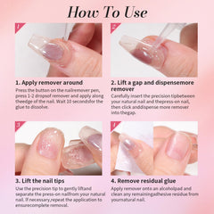 CurvLife pen label closeup showing product name and gentle acetone-free benefit
