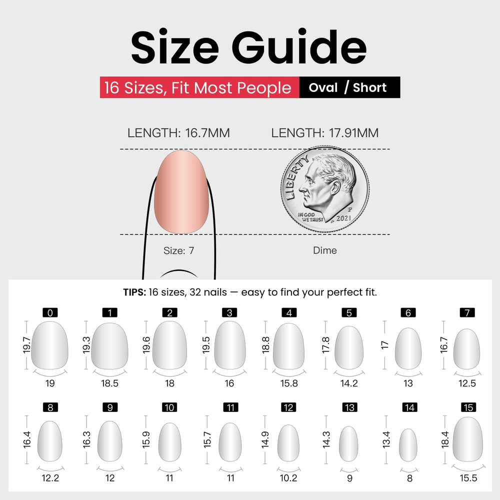 CurvLife scale comparison on a finger showing true extra short length