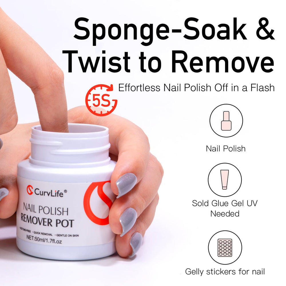 CurvLife sponge close-up texture demonstrating fast polish removal