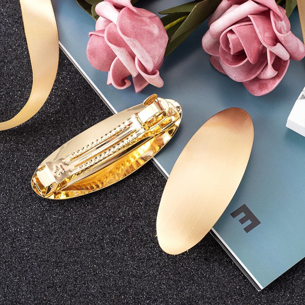 CustomyLife barrette in wedding setting adding elegant accent to formal hairstyle