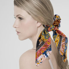 Cutewing six-color scrunchies laid out showing mix-and-match color options