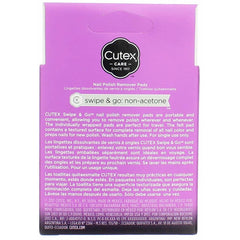 Cutex ingredients label photo showing coconut oil and conditioning benefit