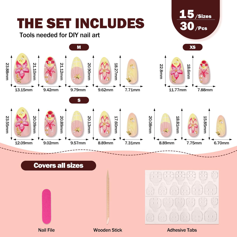 CUZIAM accessories laid out with adhesive tabs and file for quick application