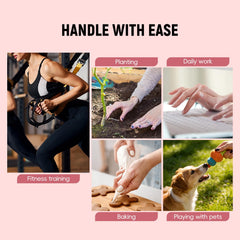 CUZIAM step-by-step press-on application with adhesive tabs for fast results