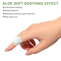 CXWPDD hand applying patch demonstrating easy on-the-go use