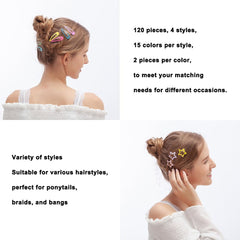 CYBAUG clips in child's hair showing secure hold and playful decorative look