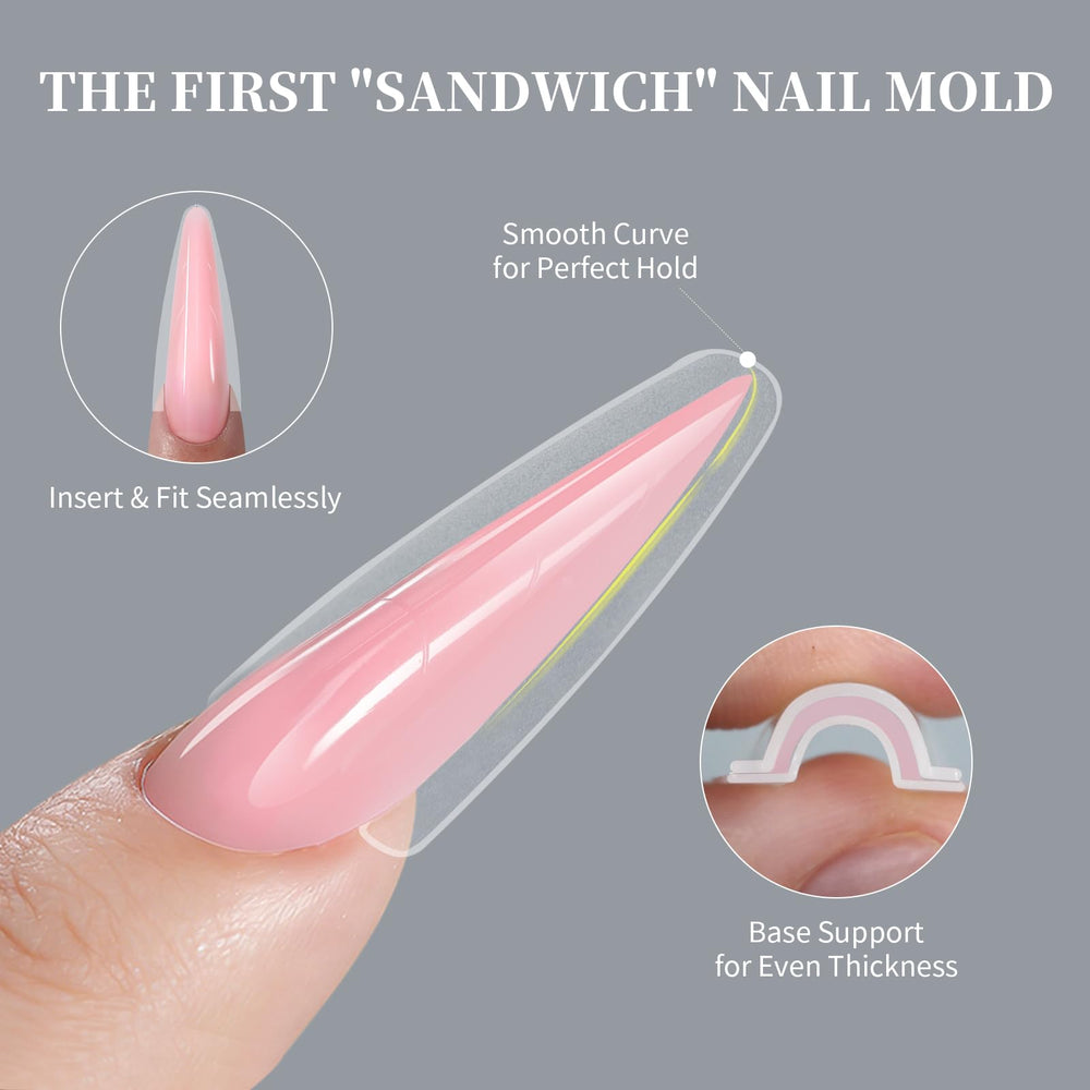 Cycullinyt bottom form edge detail demonstrating ultra-thin fit for natural cuticle transition