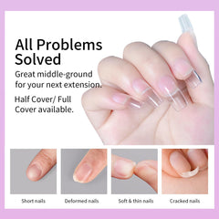 Cycullinyt finished painted manicure using tips showing salon look benefit