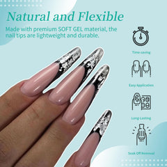 Cycullinyt soft gel flex demo, flexible tips resist cracking