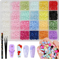 CYUXING front packaging showing 24-compartment kit and abundant flowers, ideal storage