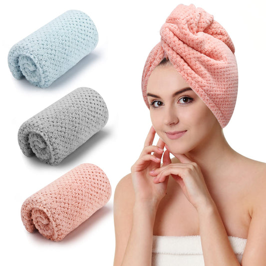 CZZXI three towels front view showing colors and quick-dry benefit