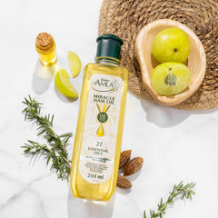 Dabur Amla Luxe scalp massage application demonstrating nourishment and root conditioning