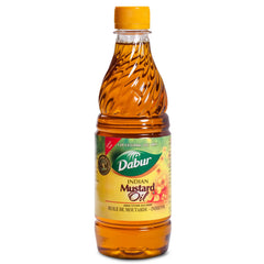 Dabur Kachi Ghani bottle front label showing product identity and size