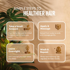 Dabur Vatika before and after hair texture comparison showing improved manageability