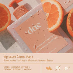 DAE in-shower use illustrating effective cleansing without dryness