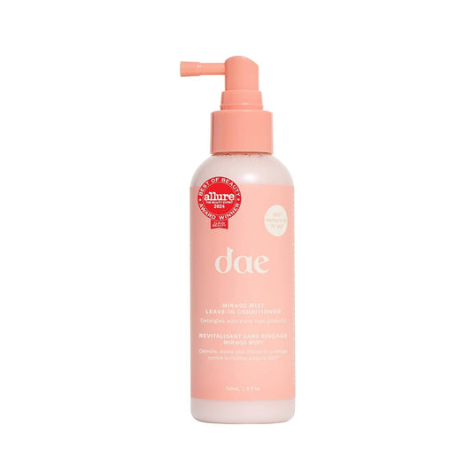 DAE bottle front view shows clean leave-in benefits and award badge