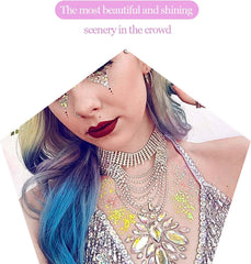 DAGEDA glitter gel in festival outfit scene illustrating bold party-ready impact
