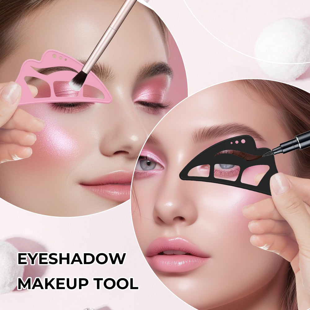 DAGEDA stencils inside makeup bag showing travel-friendly portability