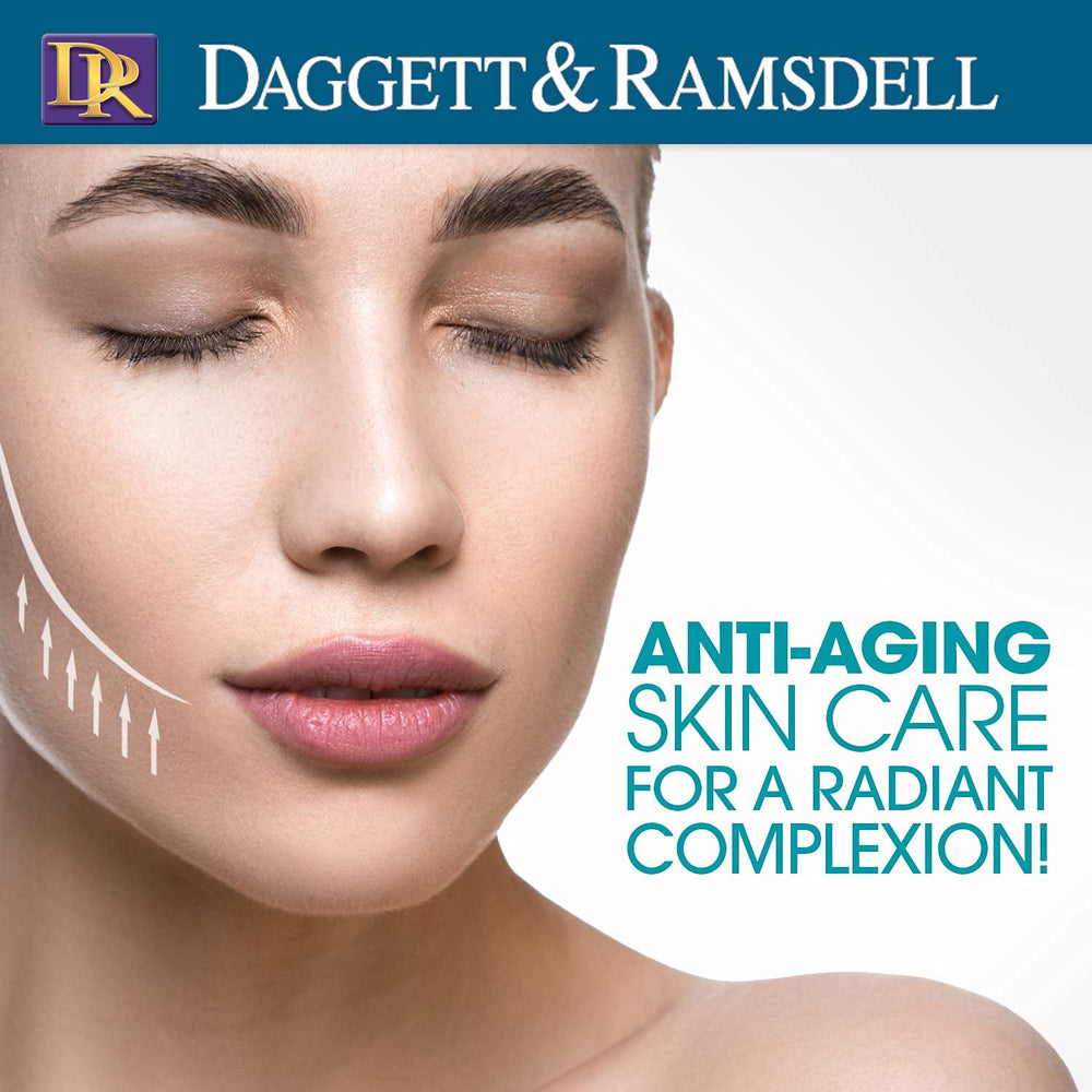 Daggett & Ramsdell 4 oz tube in hand showing portable size benefit