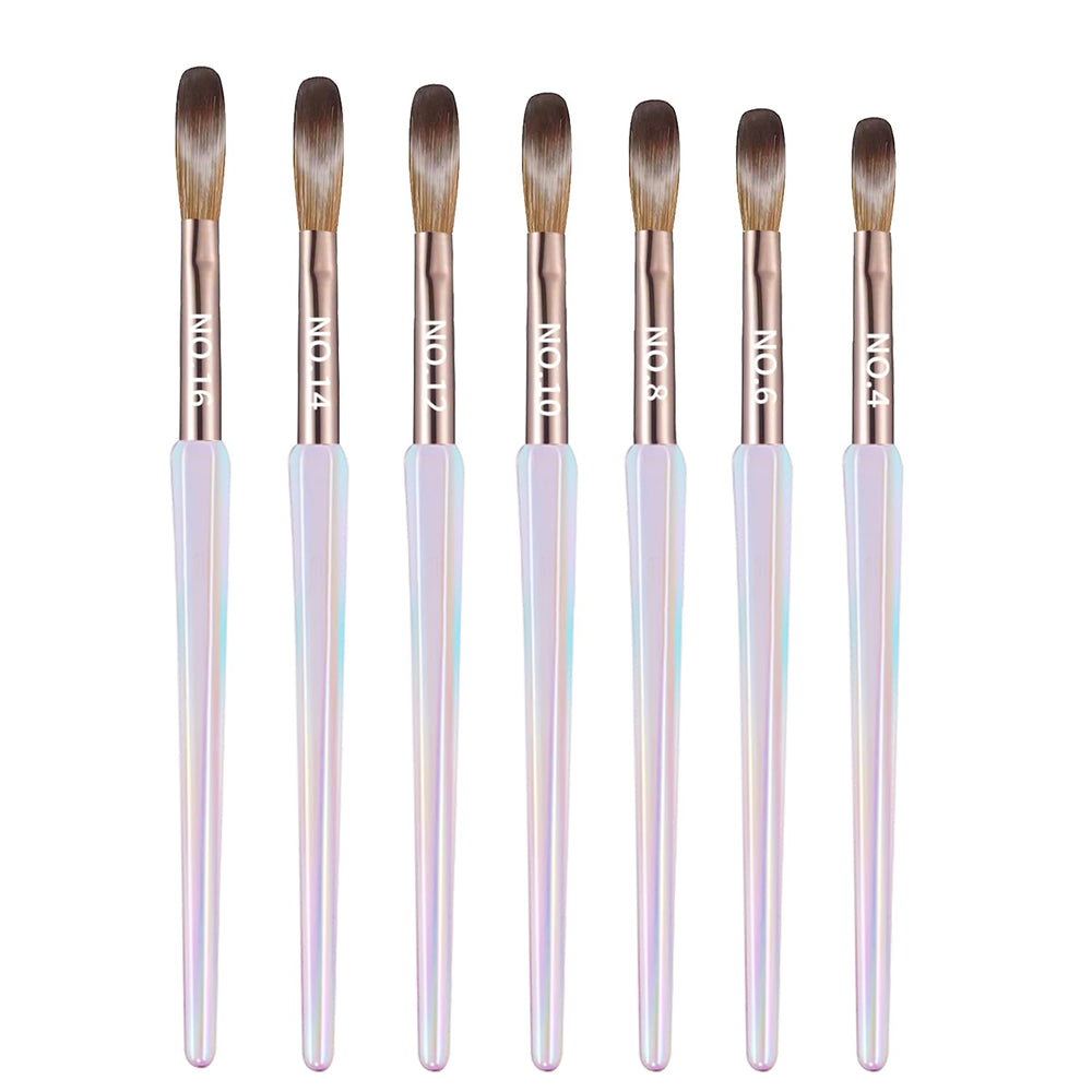 DAIXIANGER displayed brushes showing sizes 4 6 8 10 12 14 16 for selection