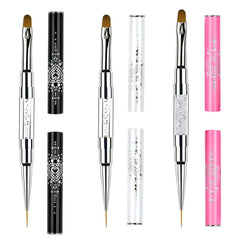 DAIXIANGER front view of three dual-ended brushes showing handles and tips for versatile use
