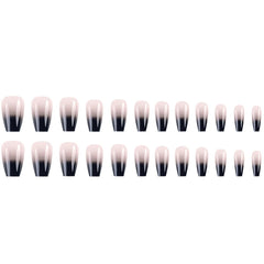 DAJIJIYOU application image pressing a nail on, demonstrating quick press-and-hold adhesion benefit