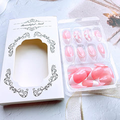 DAJIJIYOU kit contents arranged highlighting nails, stickers, file and wooden stick