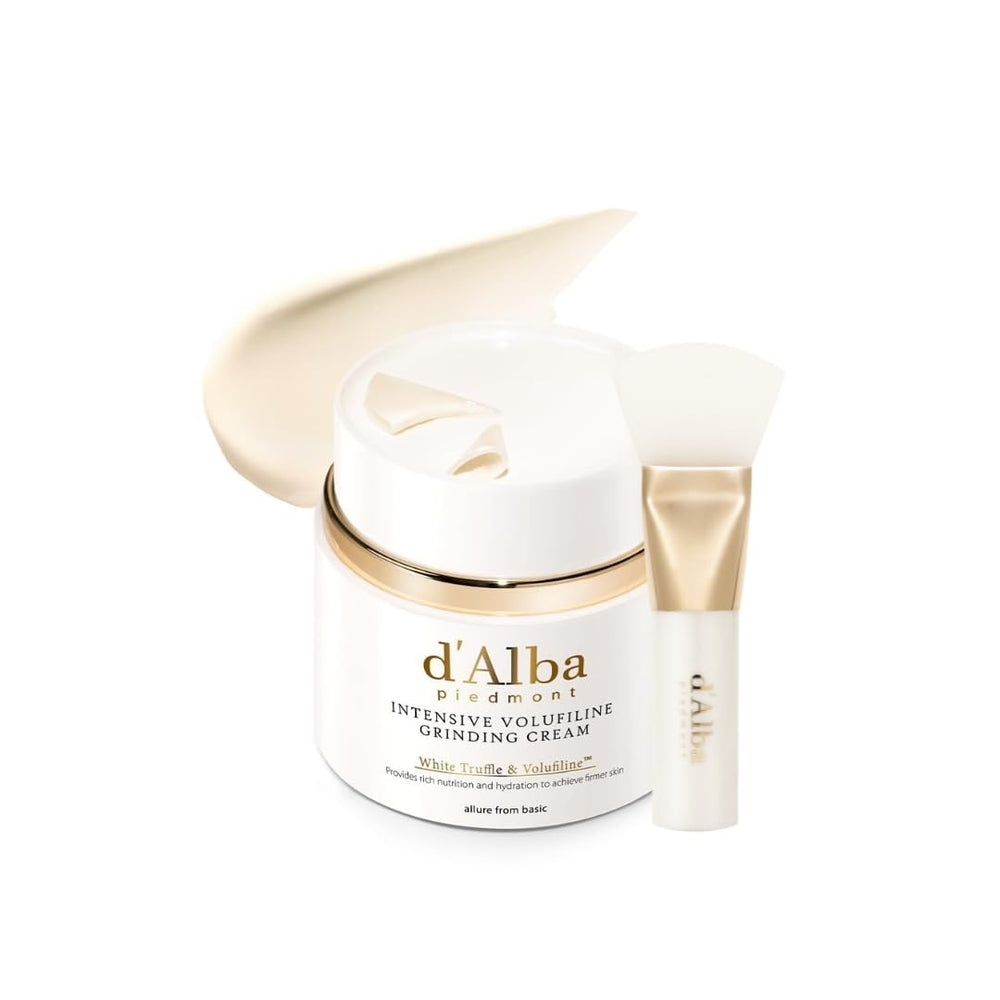 d'alba Piedmont jar front view showing premium packaging and cream benefit