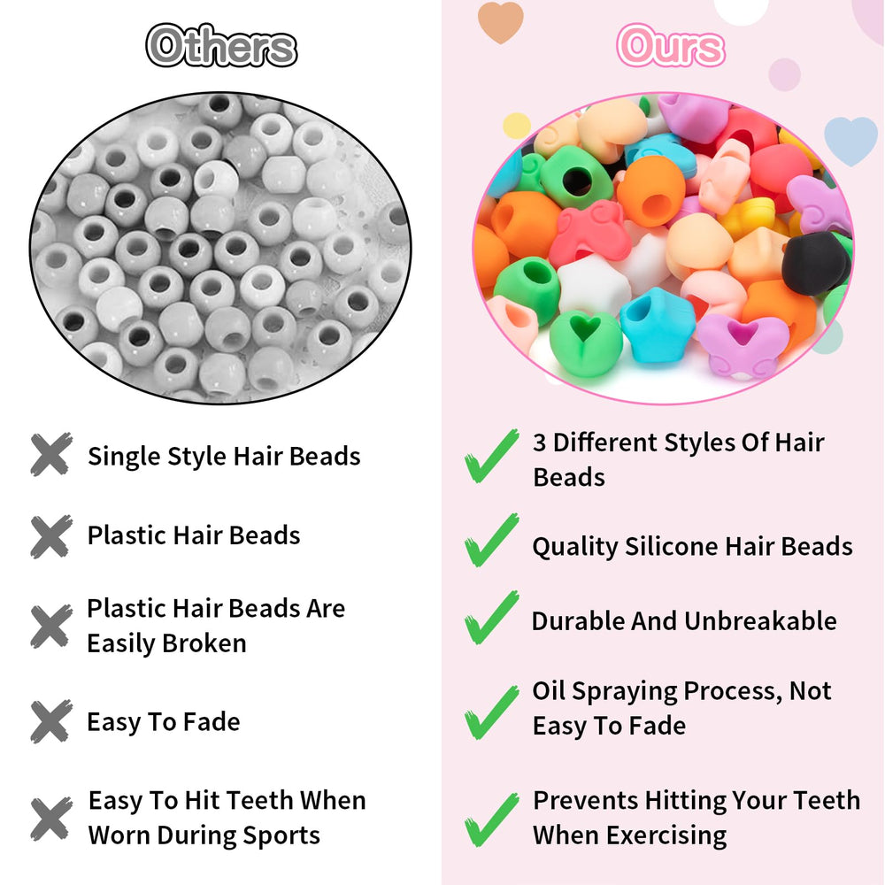 Dalycro beads next to ruler illustrating 5mm hole and compact bead size