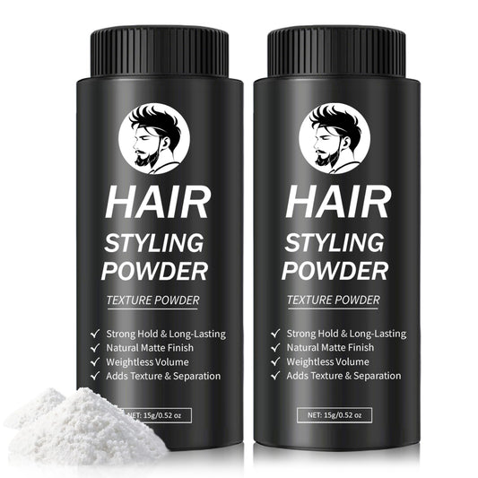 DAMUSI front packaging showing two matte powder jars and product benefit
